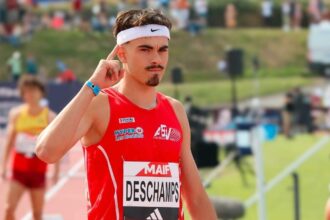 Simon Deschamps. Athlète. 400m Haies.