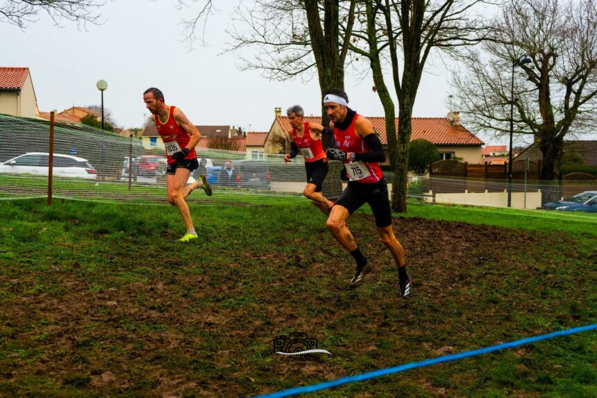 Brice Daubord. Patrice Le Gall. Fabien Billaud. Régionnaux de cross-country à Saint-Laurent-sur-sèvre.