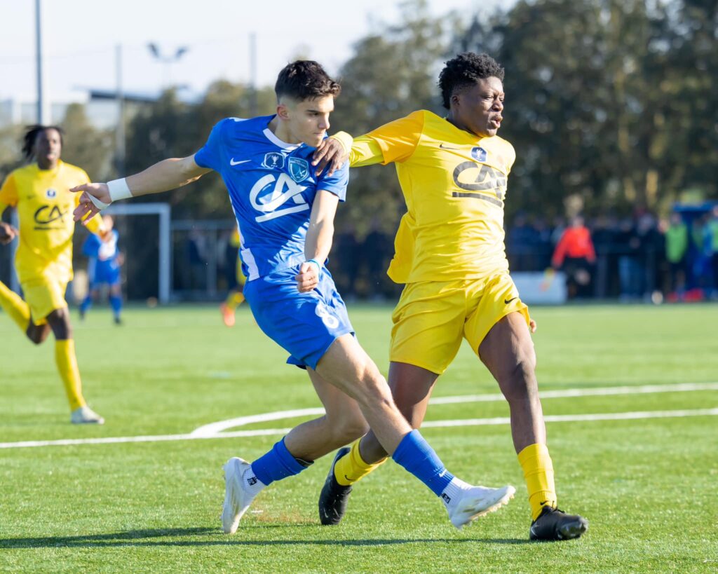 Enzo Rousselot. Vendée Poiré Football. Gambardella 1/16ᵉ.