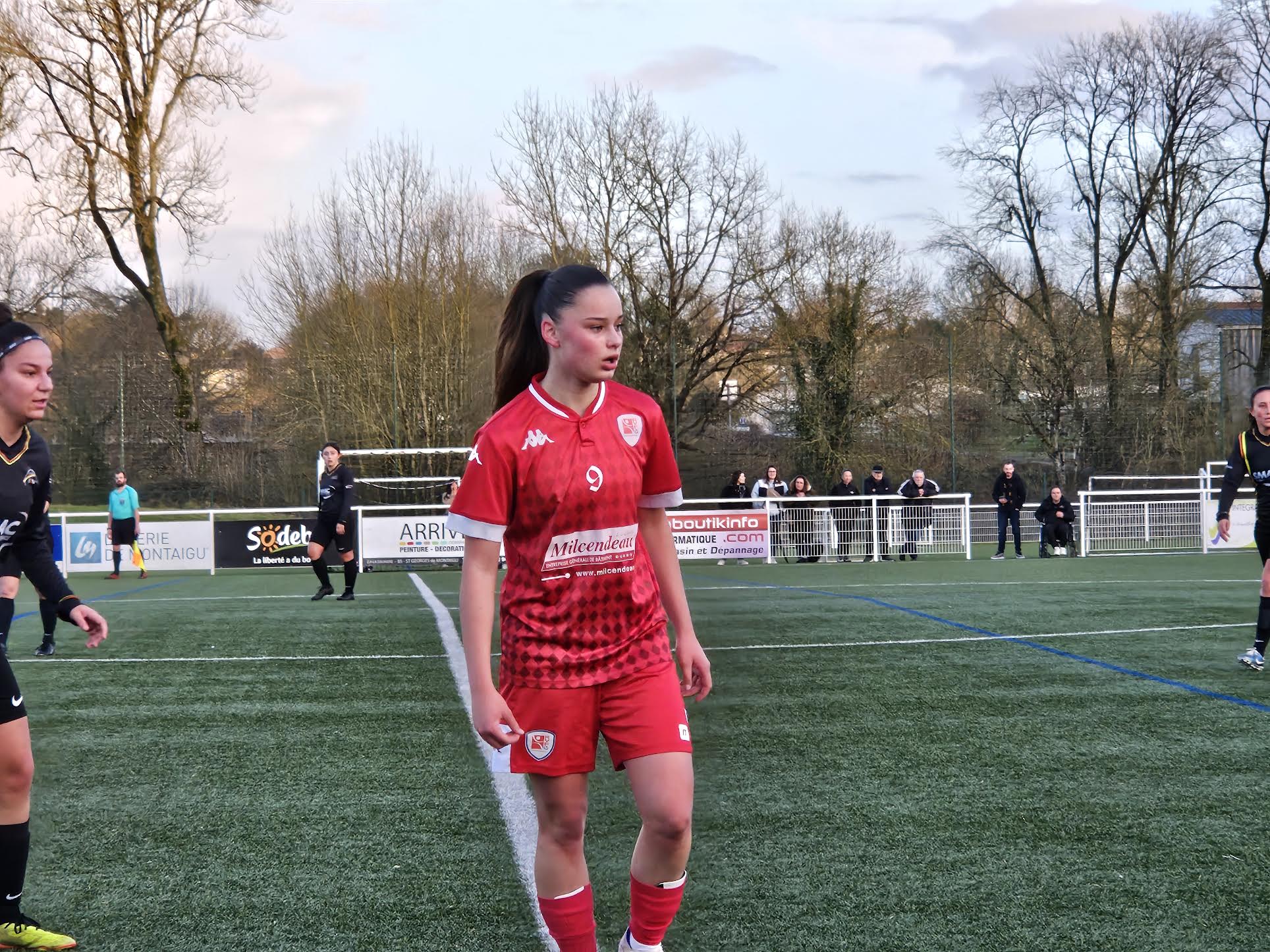 Isée Tard. Football. R1F La Roche Vendée Football.