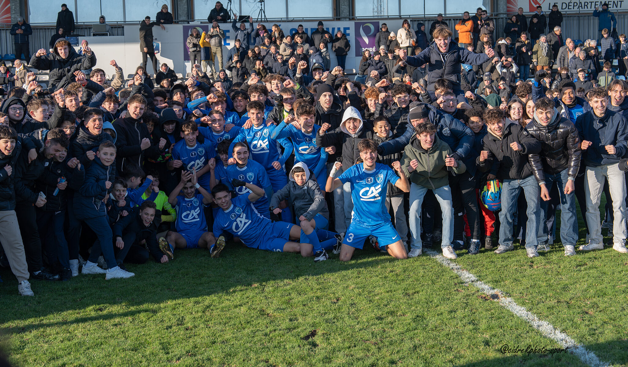 Vendée Poiré Football. Coupe Gambardella. 16ᵉ contre Angers SCO